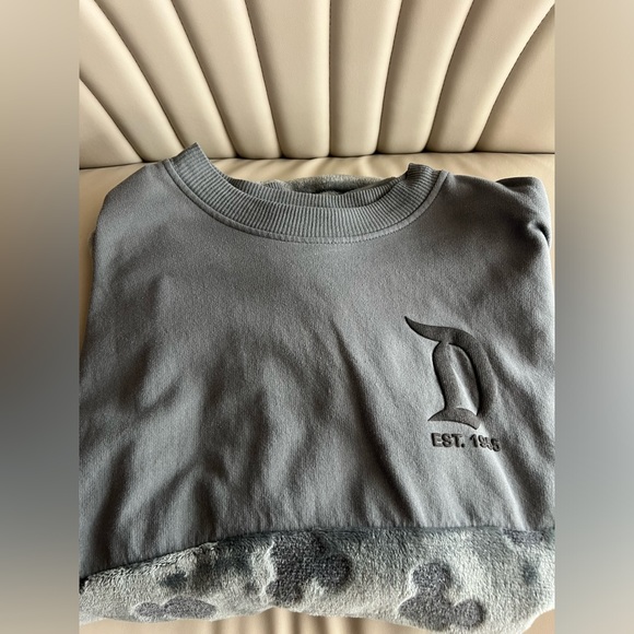 Disneyland Gray Fuzzy Mickey Icons Spirit Jersey (XS) - Picture 5 of 5